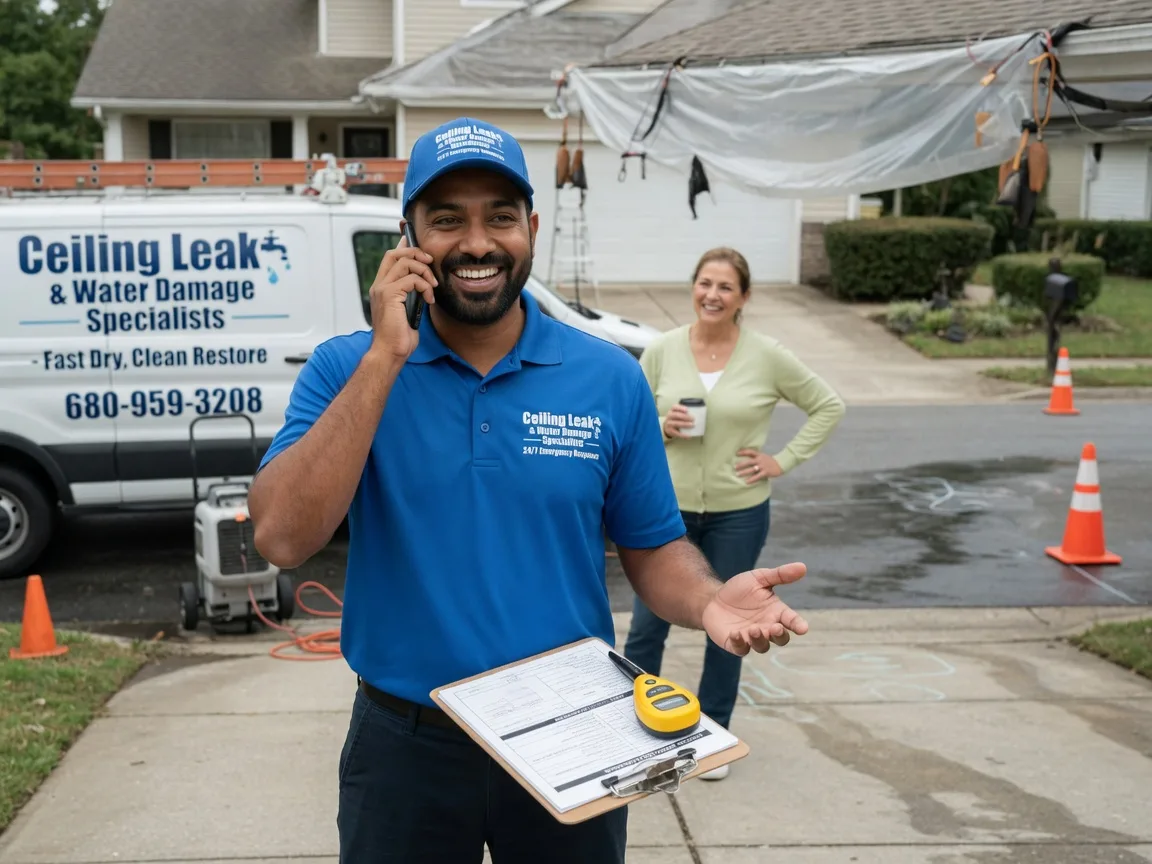 Ceiling Leak Cleanup Glide, OR FAQs